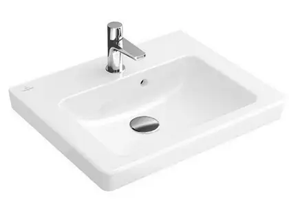 Раковина для утановки на тумбу Villeroy & Boch Subway 2.0 50х40 см (7315F001) фото 1 Aquada.com.ua