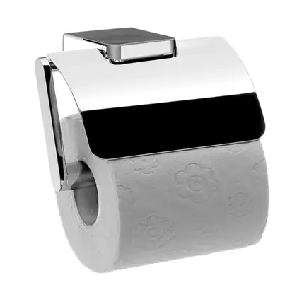 Бумагодержатель с крышкой Emco Trend (цвет - хром) (020000102) фото 1 Aquada.com.ua