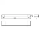 Полотенцедержатель 342 мм Emco Loft Black, чёрный матовый (057013330) фото 2 Aquada.com.ua