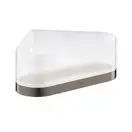 Полка угловая Grohe Selection, тёмный графит, матовый/стекло матовое (41038AL0) фото 1 Aquada.com.ua