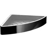 Мыльница угловая Emco Loft Black, чёрный матовый (054513303)