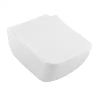 Унитаз подвесной DirectFlush (безободковый) Villeroy & Boch Legato с сиденьем Soft Closing Slimseat Line (5663RL01)
