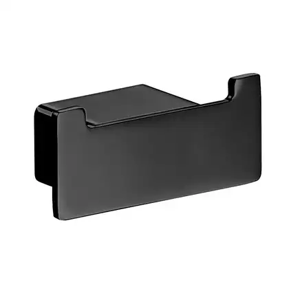 Крючок двойной Emco Loft Black, чёрный матовый (057513302) фото 1 Aquada.com.ua