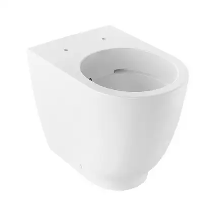 Унитаз напольный, Rimfree (безободковий) Geberit Acanto, горизонтальный выпуск (500.602.01.2) фото 1 Aquada.com.ua