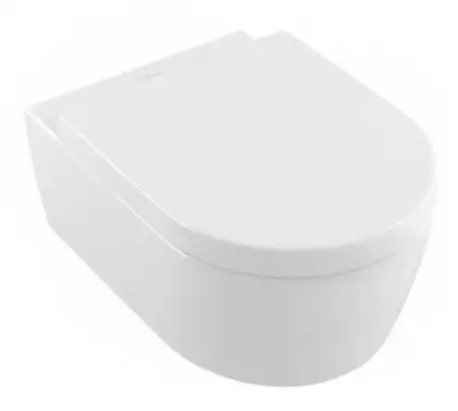 Унитаз подвесной Villeroy & Boch Avento DirectFlush (с сиденьем Soft Close) (5656HR01) фото 1 Aquada.com.ua