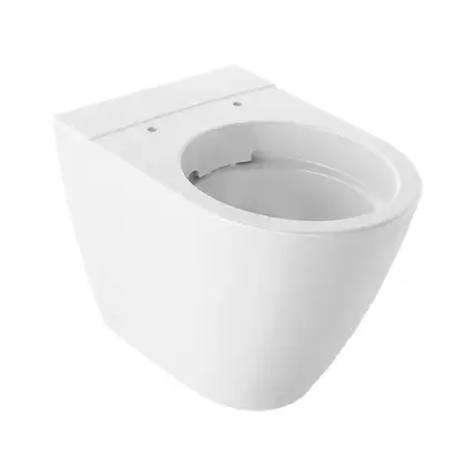 Унитаз приставной Rimfree (безободковий) Geberit Icon, универсальный выпуск (214020000) фото 1 Aquada.com.ua