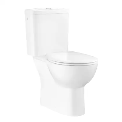 Унитаз наполный Grohe Bau Ceramic, безоободковый с сиденьем Soft Close и бачком (39346000) фото 1 Aquada.com.ua