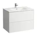 Тумба с умывальником 80 см Laufen Pro S, белый глянцевый (H8649612611041) фото 1 Aquada.com.ua