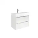 Комплект из раковины и тумбы Roca Inspira 800 х 498 х 674 мм (цвет отделки - 806 блестящий белый) (A851076806) фото 1 Aquada.com.ua
