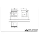 Тумба под раковину Villeroy & Boch Venticello 60 см белый глянец (A92301DH) фото 2 Aquada.com.ua
