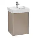 Тумба под умывальник петли слева 41 см Villeroy & Boch Collaro (Truffle Grey) (C00500VG) фото 1 Aquada.com.ua