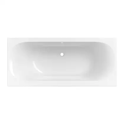 Ванна акриловая 80 х 180 см Geberit Soana Slim rim Duo с ножками (554.004.01.1) фото 2 Aquada.com.ua