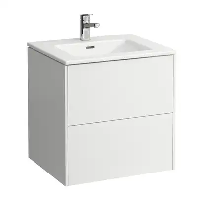 Тумба с умывальником 60 см Laufen Pro S, белый глянцевый (H8649602611041) фото 1 Aquada.com.ua