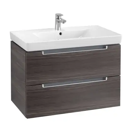 VILLEROY & BOCH Тумба под раковину Villeroy&Boch Subway 2.0 цвет Oak Graphite (A69600FQ) фото 1 Aquada.com.ua VILLEROY & BOCH Тумба под раковину Villeroy&Boch Subway 2.0 цвет Oak Graphite (A69600FQ) фото 1 Aquada.com.ua
