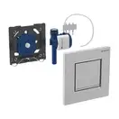 Система пневматического управления смывом писсуара Geberit Sigma 30 (пластик глянцевый хром/матовый хром/глянцевый хром) (116.017.KH.1) фото 2 Aquada.com.ua