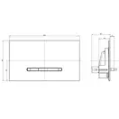 Клавиша смыва Villeroy & Boch ViConnect E300, белый (92218068) фото 4 Aquada.com.ua
