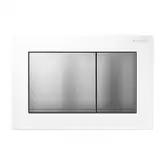 Смывная клавиша Geberit Omega 30 (пластик белый/матовый хром) (115.080.KL.1)
