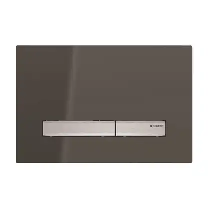 Смывная клавиша Geberit Sigma 50 (зеркальное дымчатое стекло) (115.788.SD.2) фото 1 Aquada.com.ua