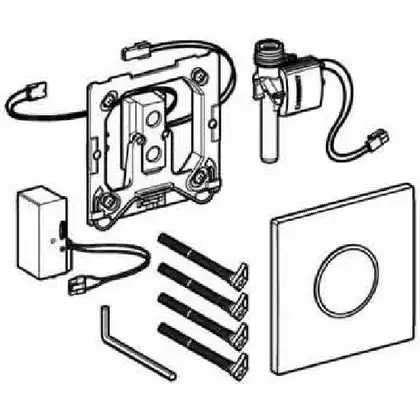 GEBERIT Инфракрасная кнопка для писсуара HyTronic Sigma 01 (хром глянцевый) (116.021.21.5) фото 2 Aquada.com.ua