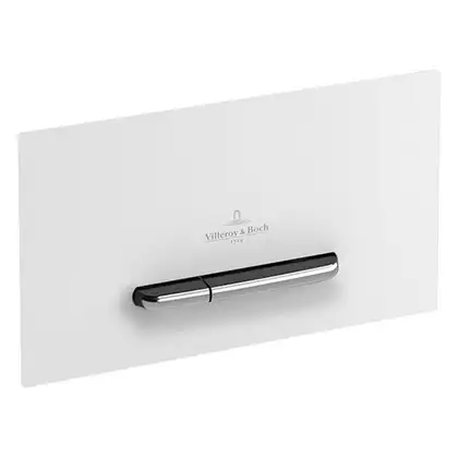 Кнопка смыва Villeroy & Boch ViConnect E300 (белый матовый/хром) (922169N5) фото 1 Aquada.com.ua