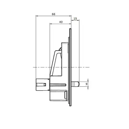 Кнопка смыва Villeroy & Boch ViConnect E300 (белый матовый/хром) (922169N5) фото 3 Aquada.com.ua