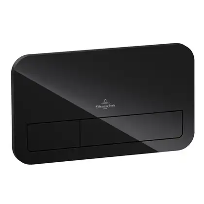 Клавиша смыва Villeroy & Boch ViConnect стекло черное (922400RB) фото 1 Aquada.com.ua