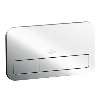 Клавиша смыва Villeroy & Boch ViConnect, хром (92249061) фото 1 Aquada.com.ua