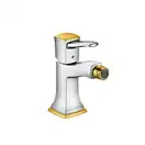 Смеситель для биде Hansgrohe Metropol Classic (цвет - хром/золото), с донным клапаном (31320090) фото 1 Aquada.com.ua