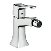 Смеситель для биде, однорычажный Hansgrohe Metris Classic (цвет - хром), с донным клапаном (31275000)