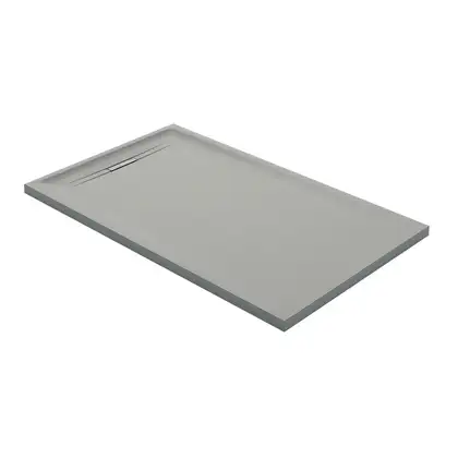 Душевой поддон Geberit Sestra 140 х 90 х h4 см, серый/структурированный (550.267.00.1) фото 1 Aquada.com.ua