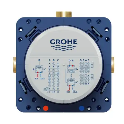 Душевая система скрытого монтажа Grohe Eurocube (цвет - хром) (234090SB) фото 6 Aquada.com.ua