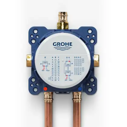 Душевая система скрытого монтажа Grohe Eurocube (цвет - хром) (2406200L) фото 9 Aquada.com.ua