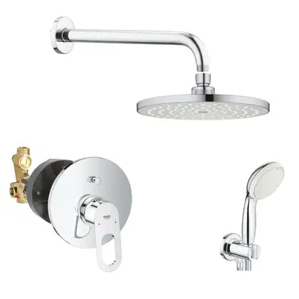 Душевая система скрытого монтажа Grohe Bau Loop (цвет - хром) (2908100L) фото 1 Aquada.com.ua