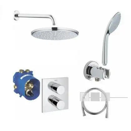 Душевая система скрытого монтажа Grohe Grohtherm 3000 Cosmopolitan (34408000) фото 2 Aquada.com.ua