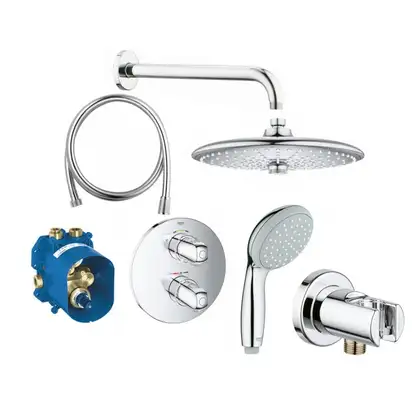 Душевая система скрытого монтажа Grohe (цвет - хром) (3461400A) фото 2 Aquada.com.ua