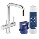 Смеситель для кухни изливом Blue Grohe (31299001) фото 1 Aquada.com.ua