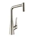 Смеситель для кухни Hansgrohe Metris (цвет - сталь) (14820800) фото 1 Aquada.com.ua