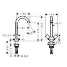 Смеситель для кухни Hansgrohe Logis (цвет - хром) (71280000) фото 2 Aquada.com.ua