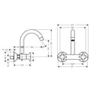 Смеситель для кухни Hansgrohe Logis M32 (цвет - хром) (71286000) фото 2 Aquada.com.ua