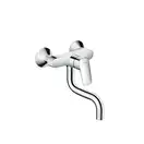 Смеситель для кухни, однорычажный, настенный Hansgrohe Logis (цвет - хром) (71836000) фото 1 Aquada.com.ua