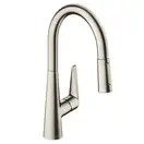 Смеситель для кухни, однорычажный Hansgrohe Talis S (цвет - сталь) (72813800) фото 1 Aquada.com.ua