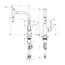 Смеситель для кухни, однорычажный Hansgrohe Talis Select S (цвет - хром) (72822000) фото 2 Aquada.com.ua