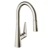 Смеситель для кухни, однорычажный Hansgrohe Talis S (цвет - сталь) (72813800)