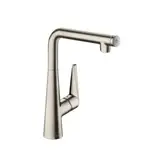 Смеситель для кухни, однорычажный Hansgrohe Talis Select S (цвет - сталь) (72820800)