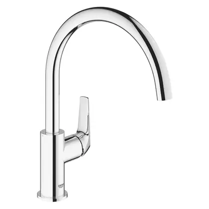 Смеситель для кухни, однорычажный Grohe Bau Flow (цвет - хром) (31230000) фото 1 Aquada.com.ua