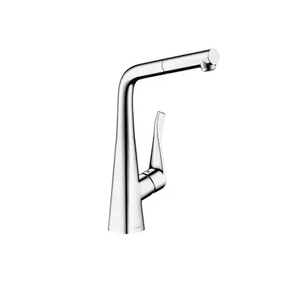 Смеситель для кухни Hansgrohe Metris (цвет - хром) (14821000) фото 1 Aquada.com.ua