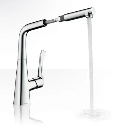 Смеситель для кухни Hansgrohe Metris (цвет - хром) (14821000) фото 2 Aquada.com.ua