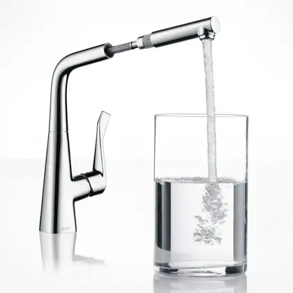 Смеситель для кухни Hansgrohe Metris (цвет - хром) (14821000) фото 3 Aquada.com.ua
