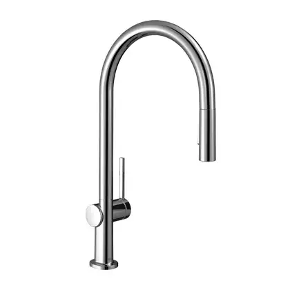 Смеситель для кухни Hansgrohe Talis M54 210 (цвет - хром), с вытяжным душем (72801000) фото 1 Aquada.com.ua