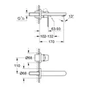 GROHE Смеситель для раковины Eurosmart Cosmopolitan S-Size (цвет - хром) (19381000) фото 2 Aquada.com.ua